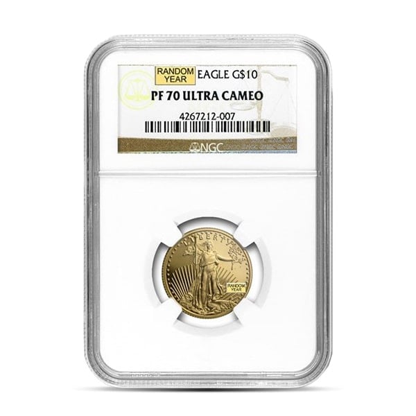 PR70 / PF70 Graded 1/4 Troy Oz Gold American Eagle (PCGS / NGC) - RANDOM Dates
