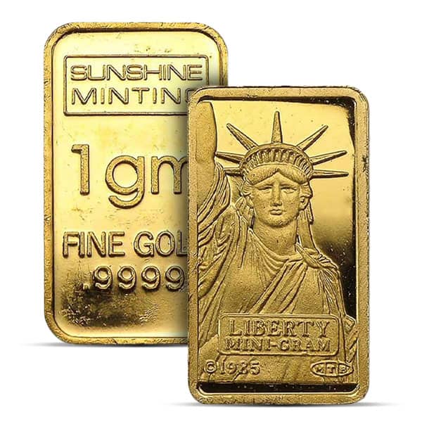 1 Gram Scratch & Dent Gold, .999+ Pure