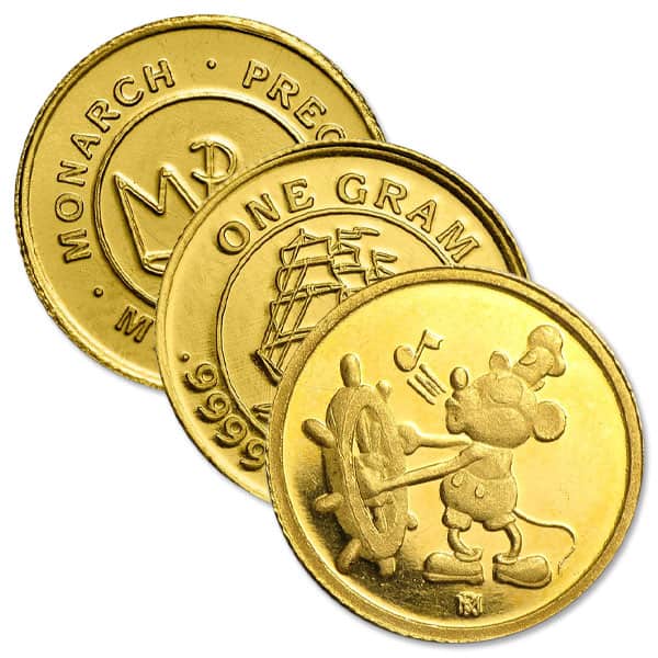 1 Gram Scratch & Dent Gold, .999+ Pure