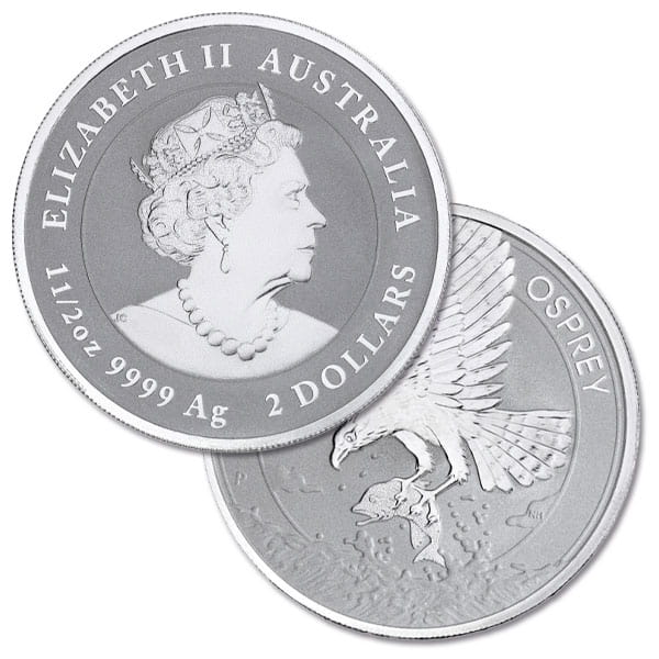 2021 Perth Osprey - 1-1/2 Troy Oz .9999 Pure Silver