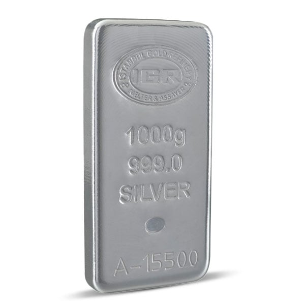 IGR Kilo Bar - 1 Kilogram (32.151 Troy Oz), .999 Pure Silver