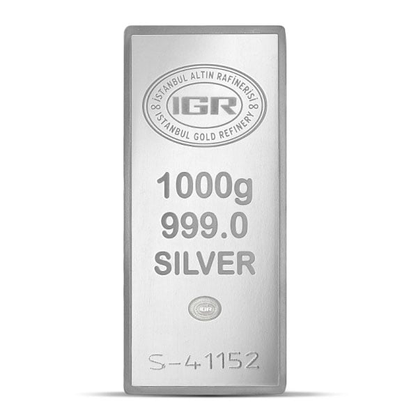 IGR Kilo Bar - 1 Kilogram (32.151 Troy Oz), .999 Pure Silver