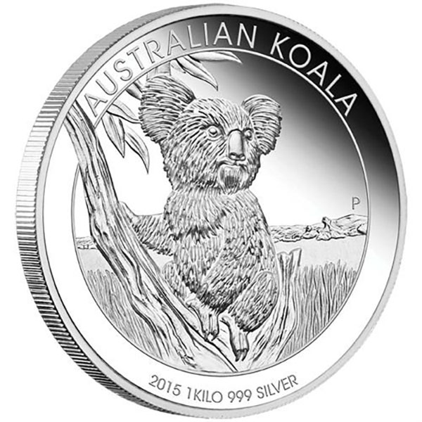 Australian 1 Kilo Silver Coins (32.151 Oz)