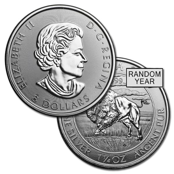 1-1/4 Ounce RCM Bison - .9999 Silver (Dates Our Choice)