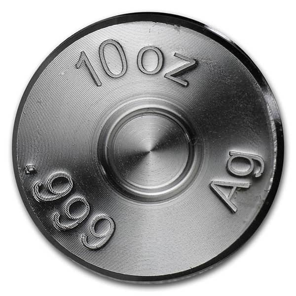 Silver Bullet - 10 Troy Oz .999 Fine Silver (.50 Cal)