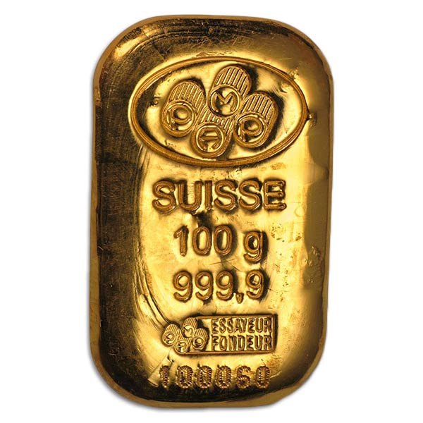 100 Gram Gold Bars for Sale · Money Metals®