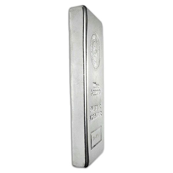 100 oz Royal Canadian Mint Silver Bar -  .9999 Silver (New Style) thumbnail