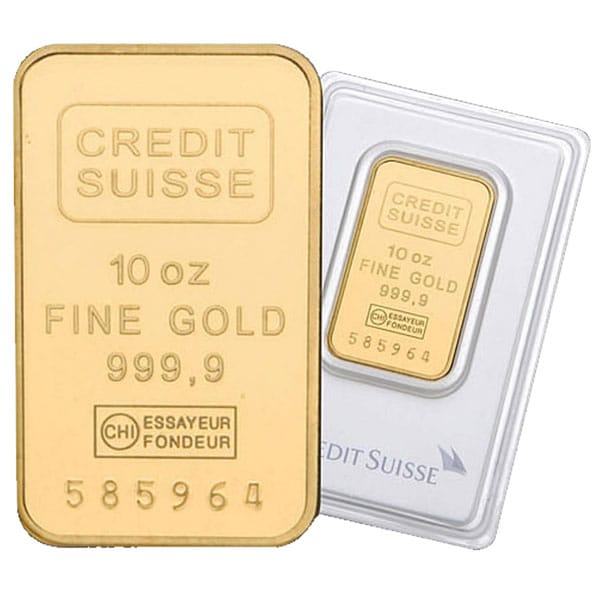 10 Oz Gold Bar (Brand our Choice)