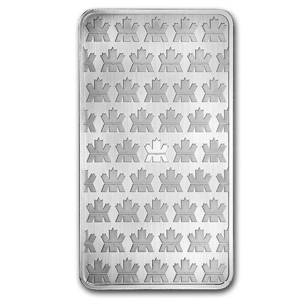 Royal Canadian Mint Silver Bar - 10 oz .9999 Silver