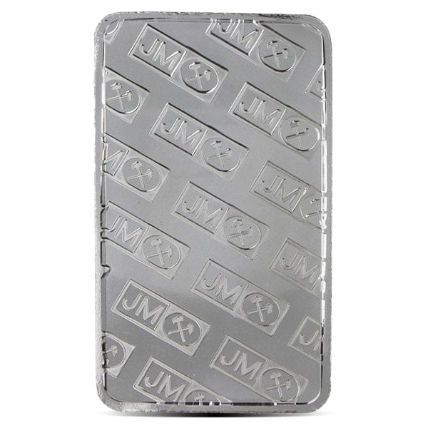 Johnson Matthey 10-oz Silver Bar, .999 Pure (New)