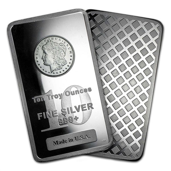 10 oz Generic Silver bar - Money Metals Exchange