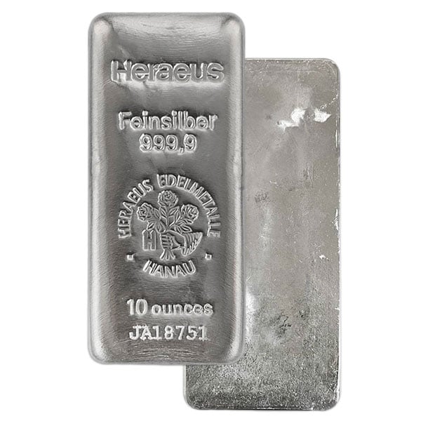 10 oz Silver Bars (Design Our Choice) thumbnail