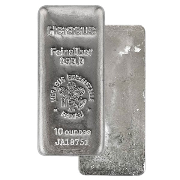 10 Ounce Private Mint Silver Tribute Bar