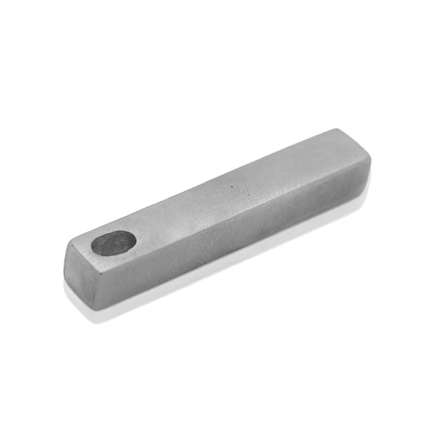 Platinum Pendant - Narrow Pillar **Matte Finish** - 11.6 Grams, 24K Pure