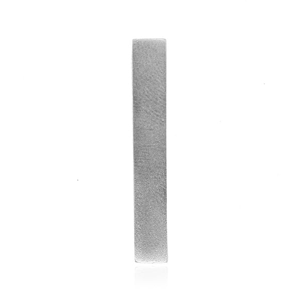 Platinum Pendant - Narrow Pillar **Matte Finish** - 11.6 Grams, 24K Pure