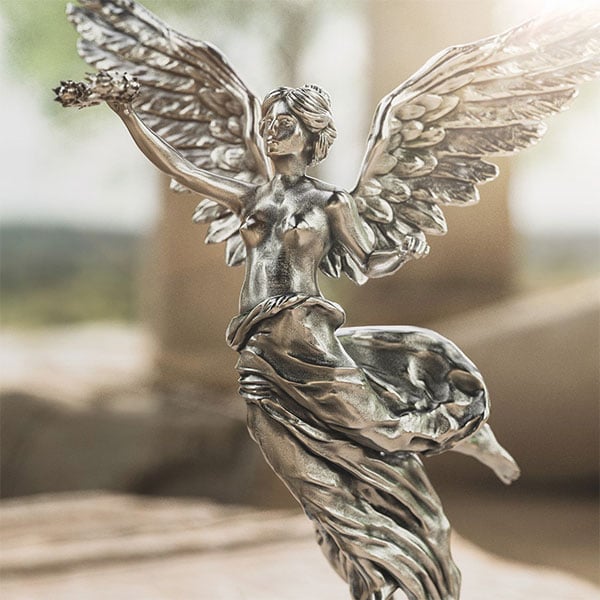 Libertad - Sterling Silver Statue, 12 Troy Ozs, .925 Pure