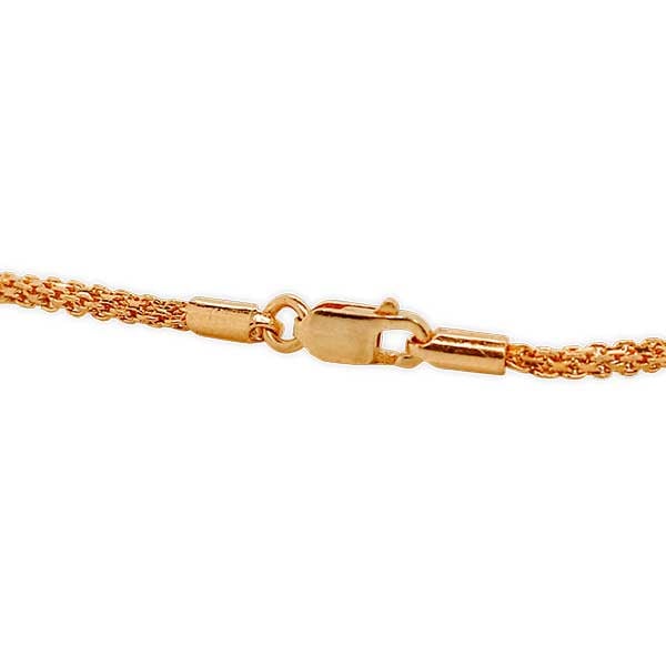 Gold Chain - 1.9 mm Box/Square Design - 46 cm (18.1") Length, 12.8 Grams 22k Gold