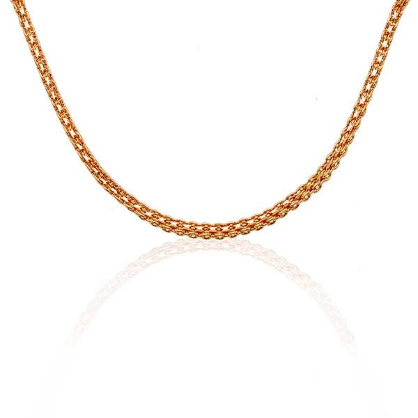 Gold Chain - 1.9 mm Box/Square Design - 46 cm (18.1") Length, 12.8 Grams 22k Gold