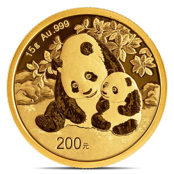 Chinese Gold Panda- 15 Gram, .999 Purity