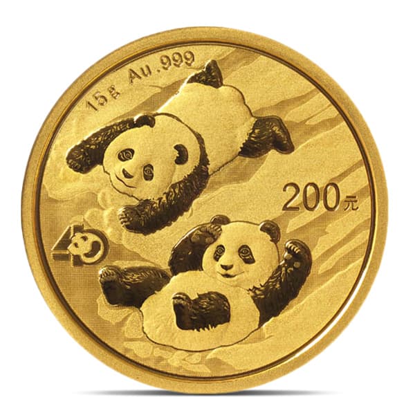 Chinese Gold Panda- 15 Gram, .999 Purity