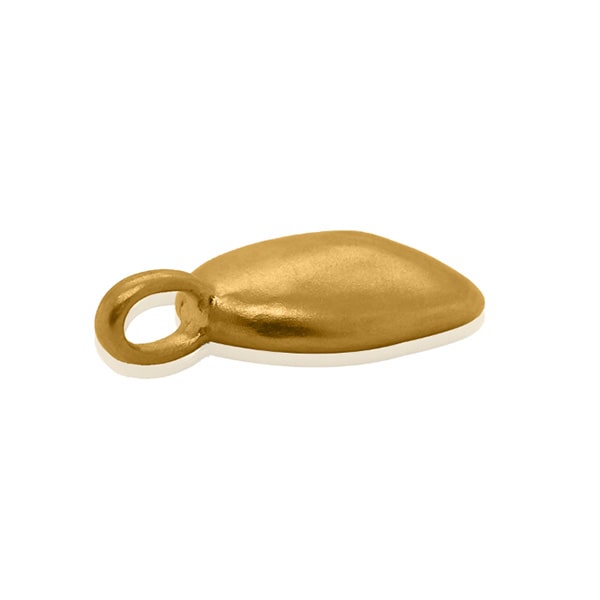 Gold Pendant - Pebble **Matte Finish** - 18.4 Grams, 24K Pure