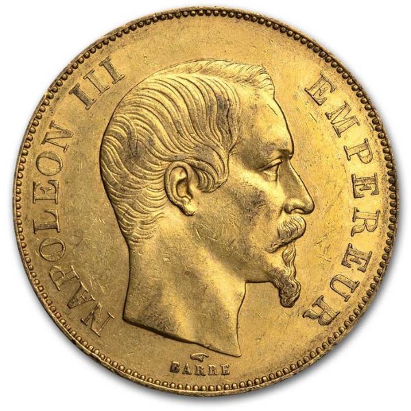 French 50 Franc Gold, .4667 Ounce Gold Coin