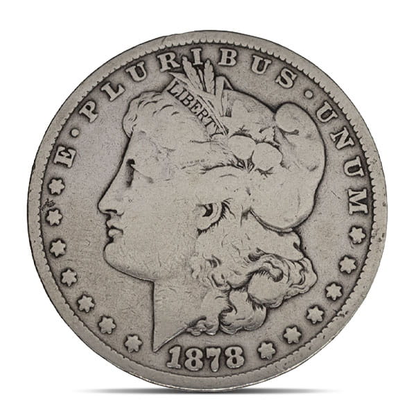 1878-CC Morgan Silver Dollar, Fine - Money Metals