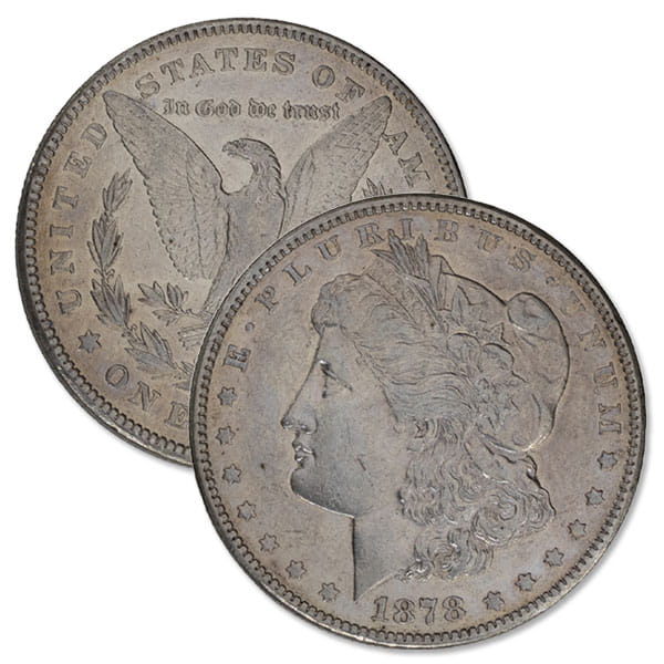 1878-CC Morgan Silver Dollar, Fine - Money Metals