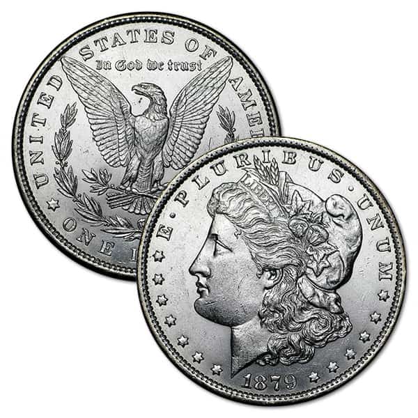 1879-O Morgan Silver Dollar - Choice AU to Slider
