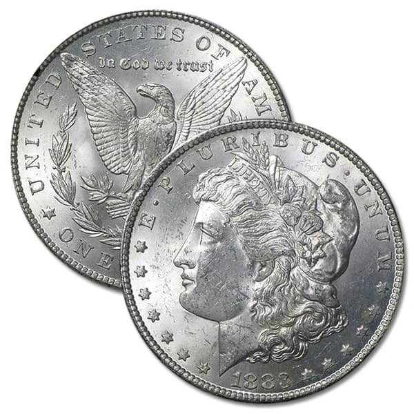 1883-CC Morgan Dollar (GSA Holder) - Brilliant Uncirculated, 90% Silver