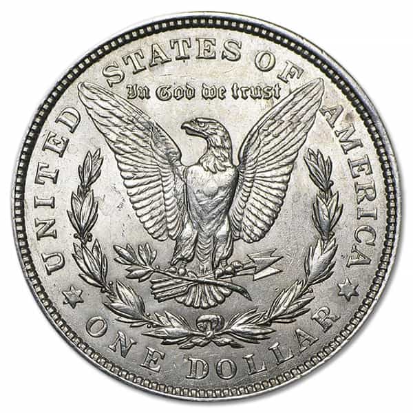 1921 Morgan Dollar - Almost Uncirculated (AU), 90% Silver