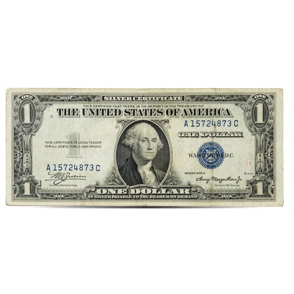 U.S. Silver Certificate Collection - 2 x $1 USD Notes (1935 and 1957)