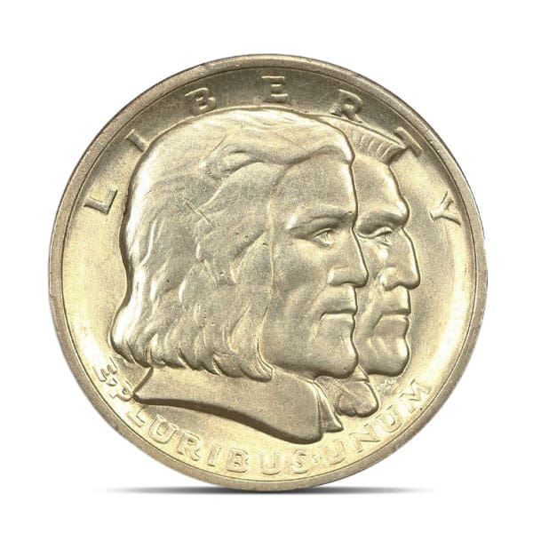 アメリカ　1936 ロングアイランド　記念銀貨　ハーフダラー 1936-silver-long-island-