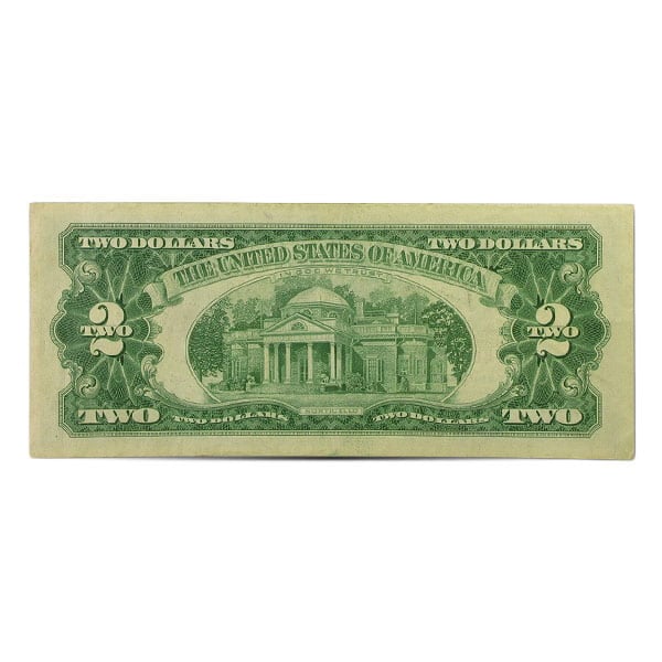 $2 U.S. Red Seal Note (Very Good to Very Fine), 1953 to 1953-C