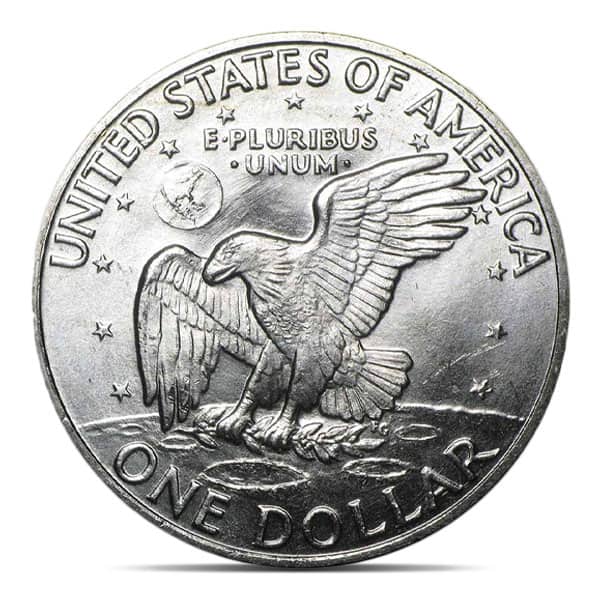 40% Silver Uncirculated Eisenhower Dollar - 1971-S (Blue Mint Envelope)