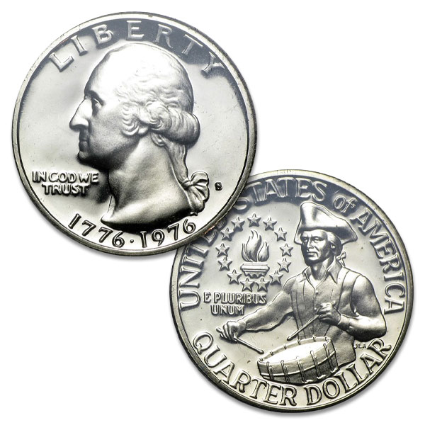 1976-S United States Mint Bicentennial Proof Silver 3-Coin Set