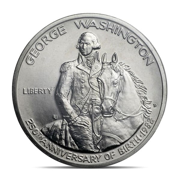 1982年-D ジョージワシントン記念 1/2ドル 1982-D Washington Half Dollar Brilliant Uncirculated
