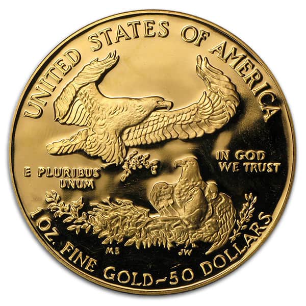 1987 Proof Gold American Eagle - 1 Troy Oz