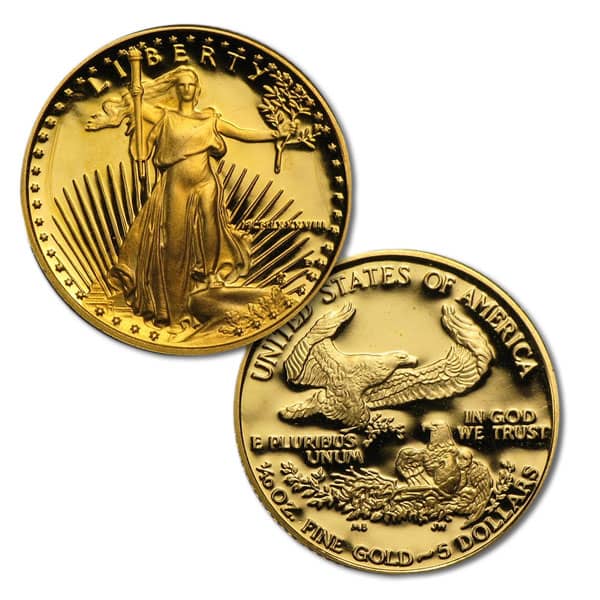 1988 Proof Gold Eagle Set (1 oz, 1/2-oz, 1/4-oz & 1/10-oz)