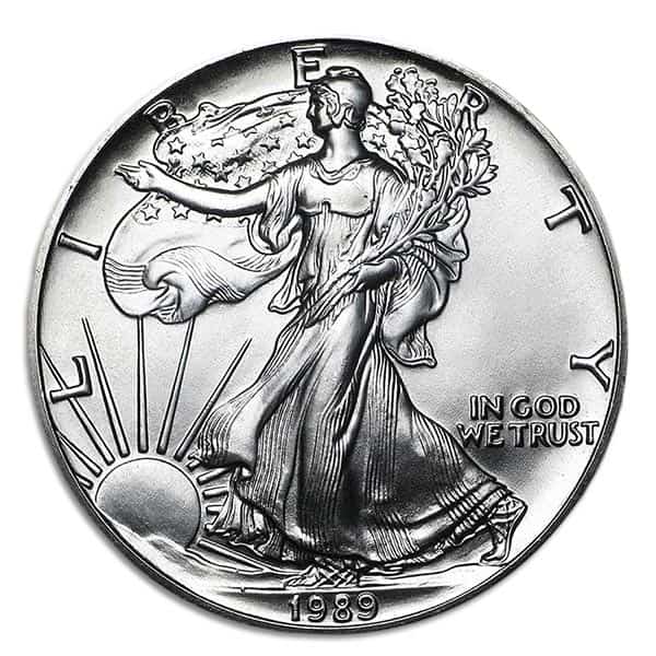 1989 1 oz American Silver Eagle Coins for Sale - Money Metals