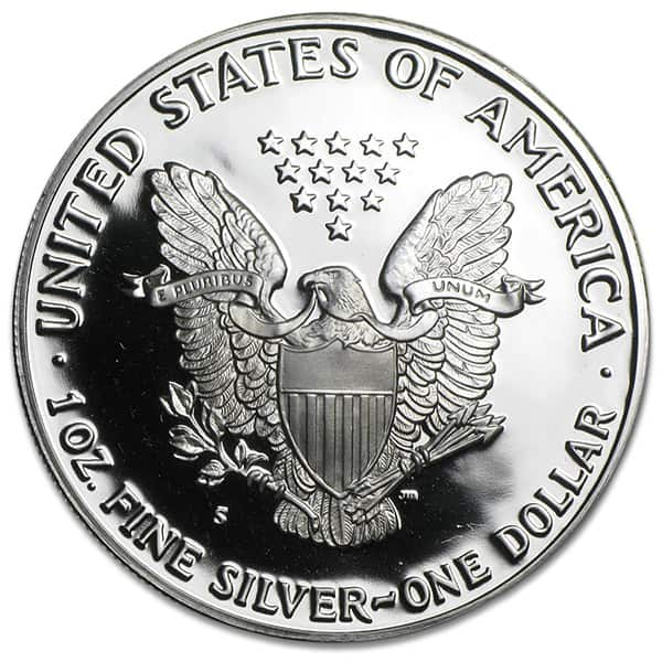 1989 Proof Silver American Eagle - 1 Troy Oz .999 Pure