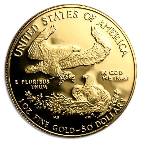 1990 Proof Gold American Eagle - 1 Troy Oz