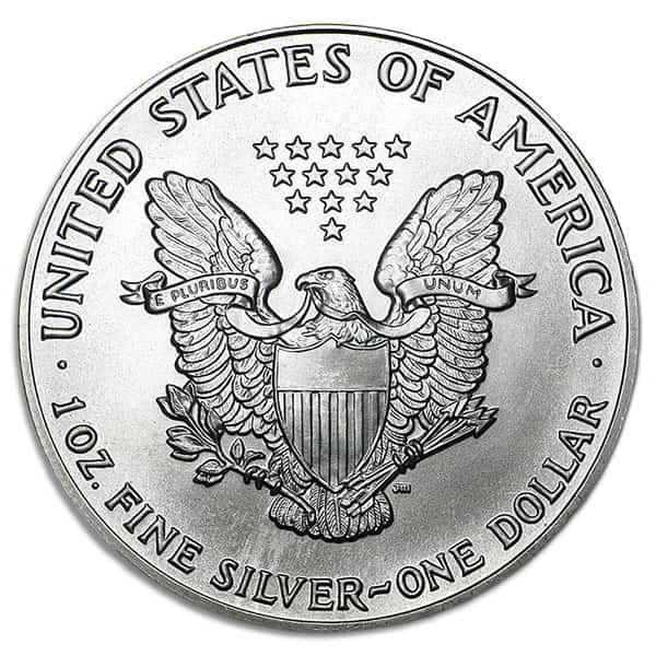 1991 Silver American Eagle - 1 Troy Ounce, .999 Pure