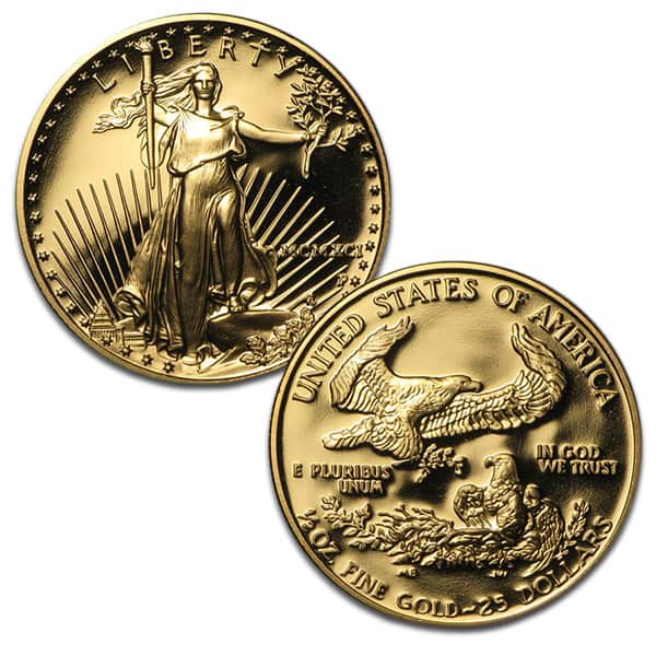 1991 Proof Gold Eagle Set (1 oz, 1/2-oz, 1/4-oz & 1/10-oz)