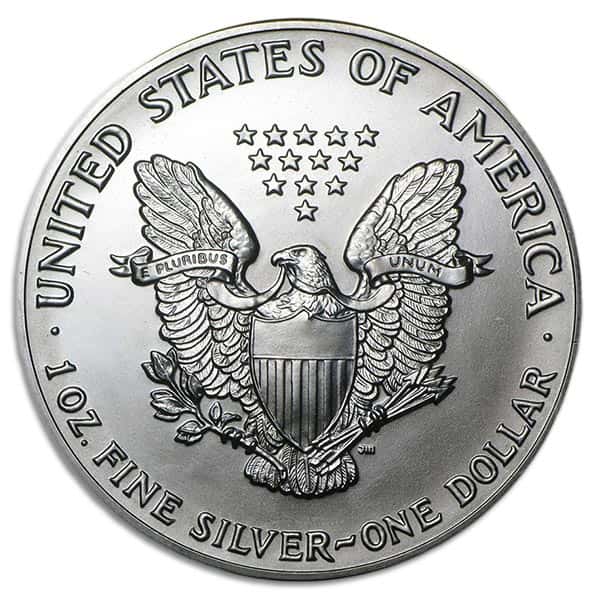 1992 Silver American Eagle - 1 Troy Ounce, .999 Pure