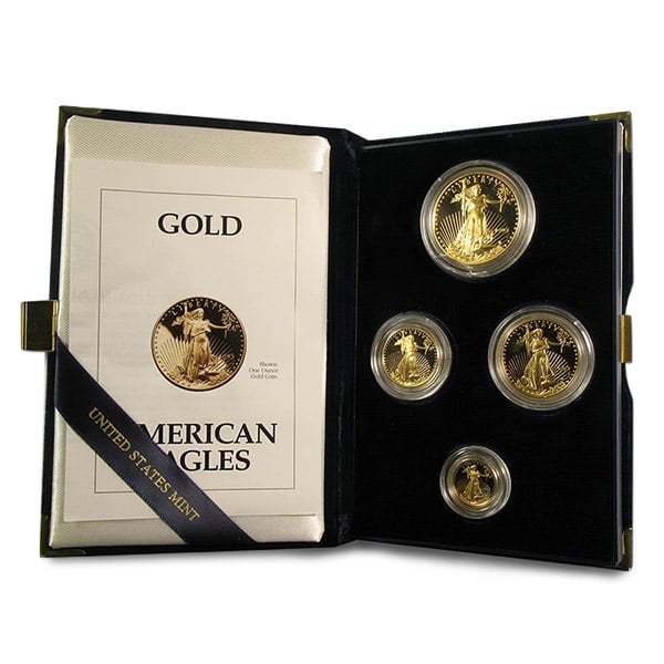 1993 Proof Gold Eagle Set (1 oz, 1/2-oz, 1/4-oz & 1/10-oz)