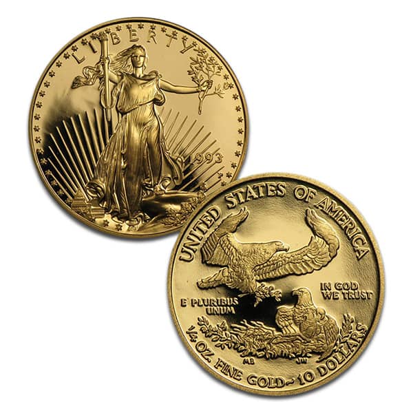 1993 Proof Gold Eagle Set (1 oz, 1/2-oz, 1/4-oz & 1/10-oz)