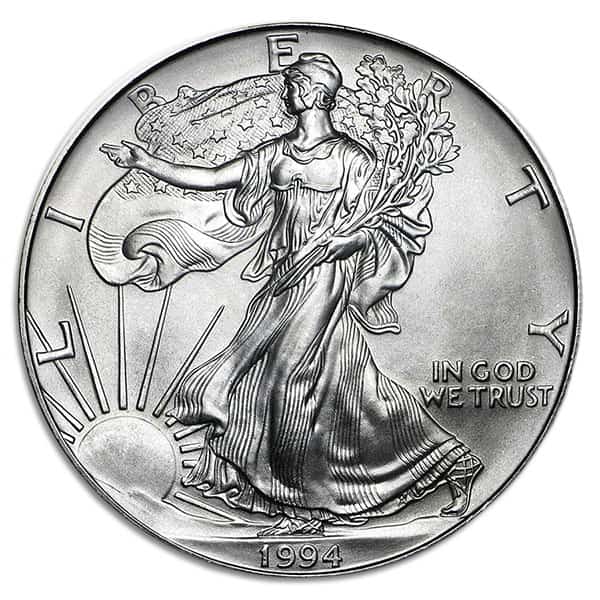 1994 Silver American Eagle - 1 Troy Ounce, .999 Pure