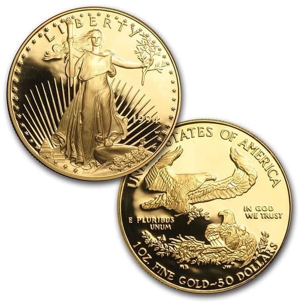 1994 Proof Gold Eagle Set (1 oz, 1/2-oz, 1/4-oz & 1/10-oz)