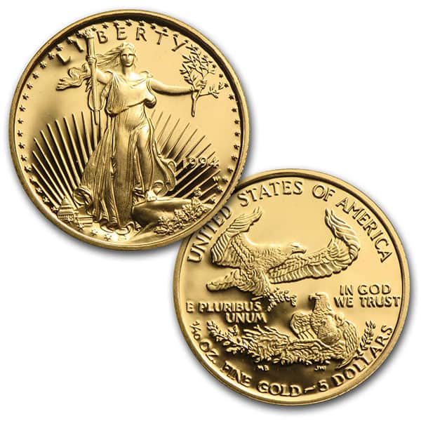 1994 Proof Gold Eagle Set (1 oz, 1/2-oz, 1/4-oz & 1/10-oz)